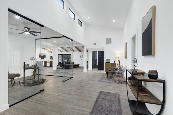 Elegant modern interior of a custom home built by Prolific Builders in Phoenix.