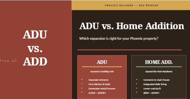 adu vs home addition phoenix